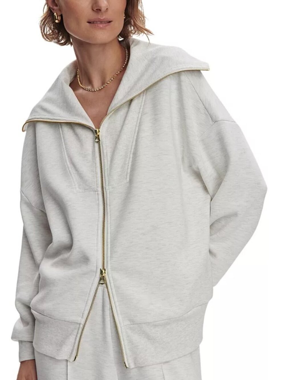 Varley Halley Zip Through Sweatshirt NWT Size Medium - Picture 5 of 10